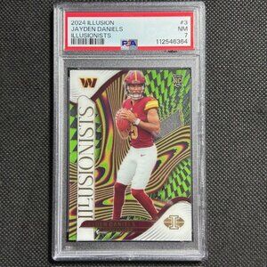 2024 Illusions Jayden Daniels Illusionists Rookie Card RC #3 Commanders